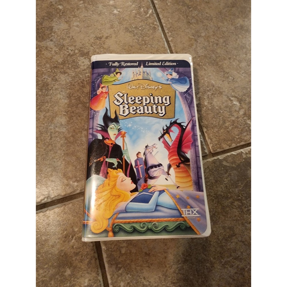 Walt Disney Sleeping Beauty VHS Fully Restored Limited Edition Masterpiece THX